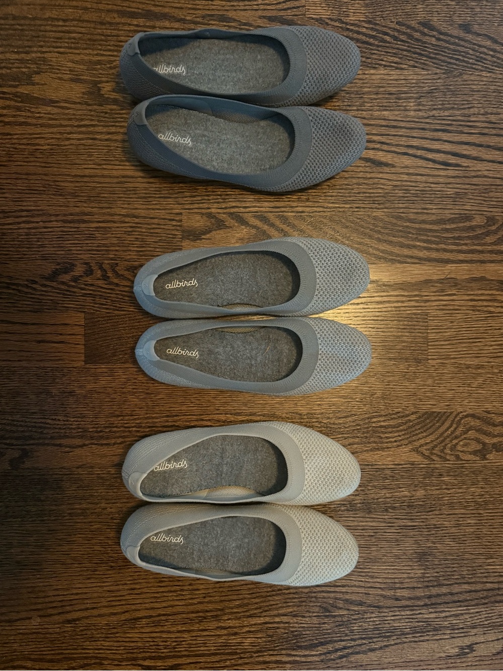 Allbirds Women's Wool Ballerina Flats in Gray